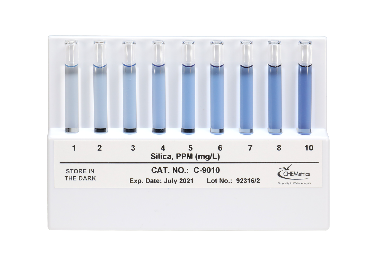 High Range Silica Comparator