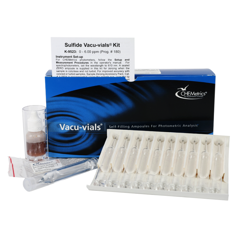 Sulfide — Vacu-vials Instrumental Kit