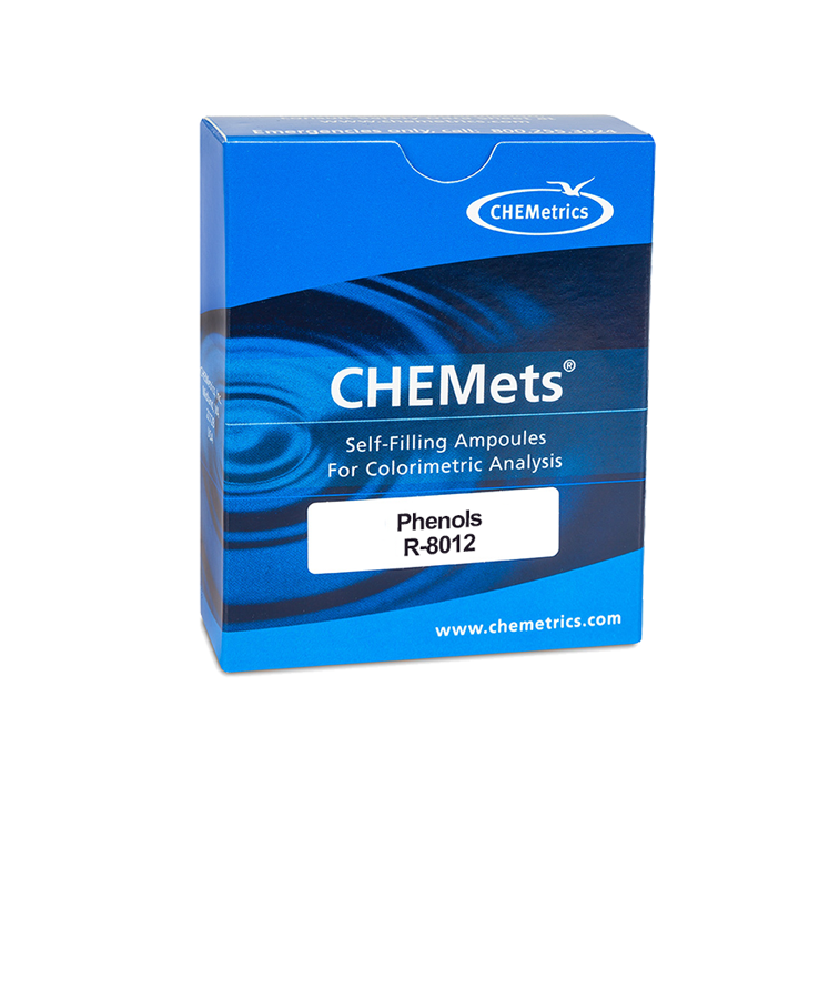 R-8012 Phenols CHEMets® Visual Refill Packaging