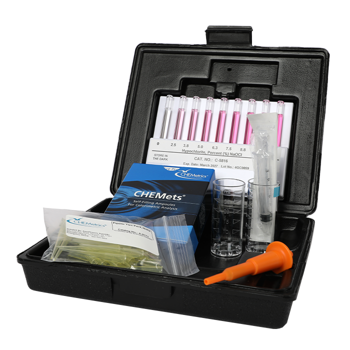 Chlorine (hypochlorite) — CHEMets Visual Test Kit