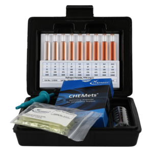 Hydrogen Peroxide HR CHEMets® Test Kit (1000-10,000 ppm)