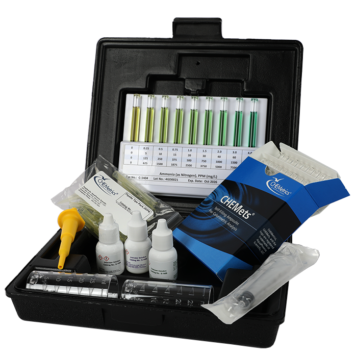 Ammonia HR CHEMets® Test Kit (HBA)