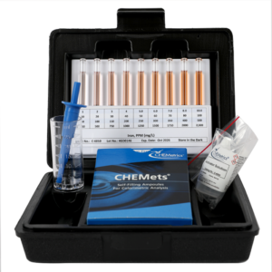 Iron (total & soluble) HR CHEMets® Test Kit (250-2500 ppm)