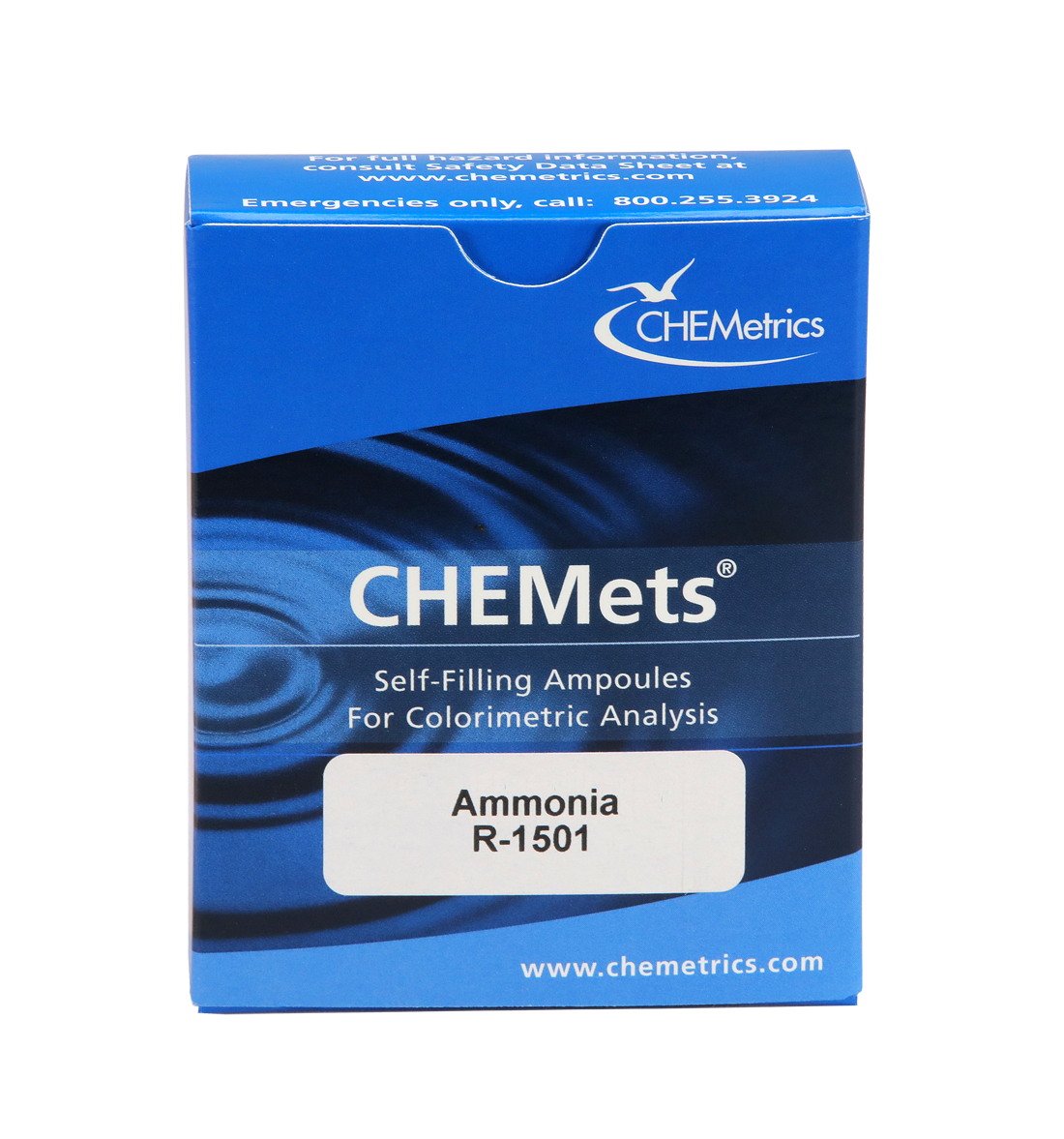 R-1501 Ammonia CHEMets® Refill Packaging