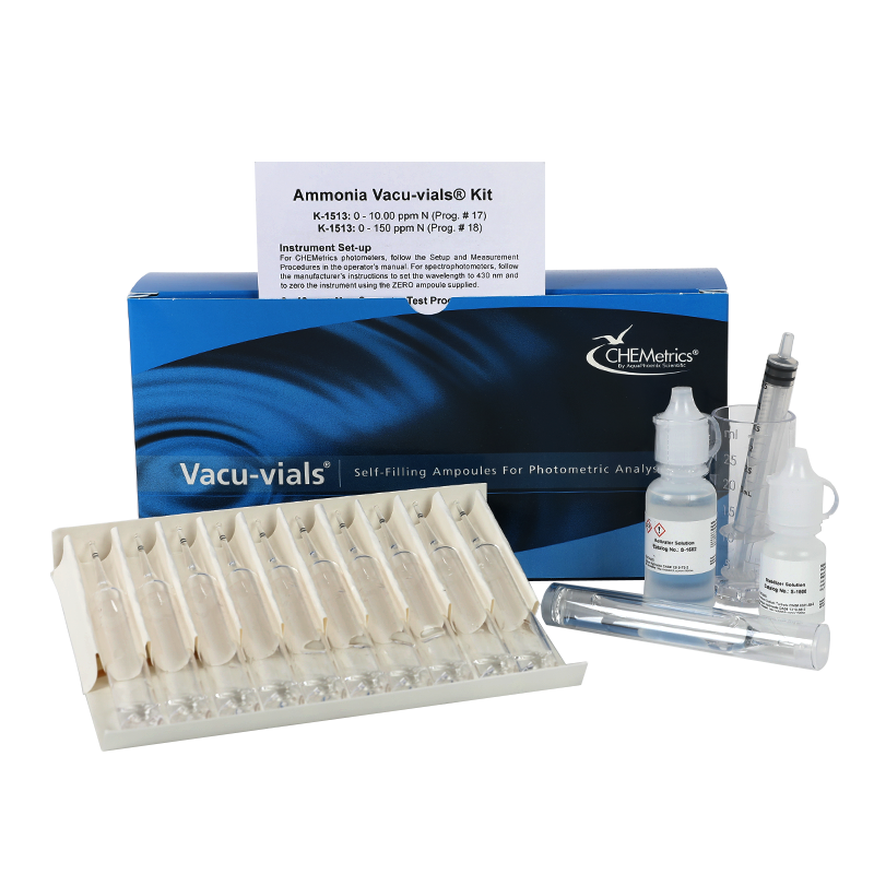Ammonia Vacu-vials Kit