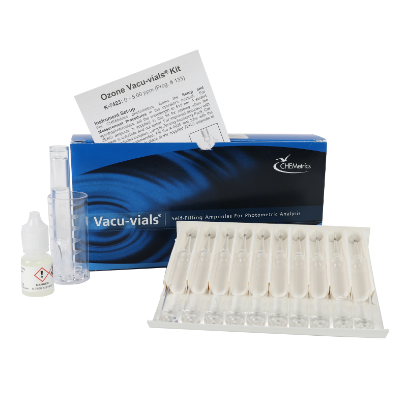 Ozone Testing Kit — Vacu-vials Instrumental Kit