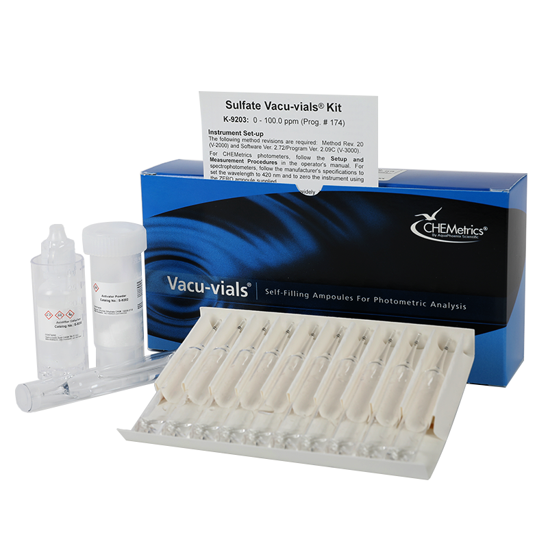 Sulfate — Vacu-vials Instrumental Kit