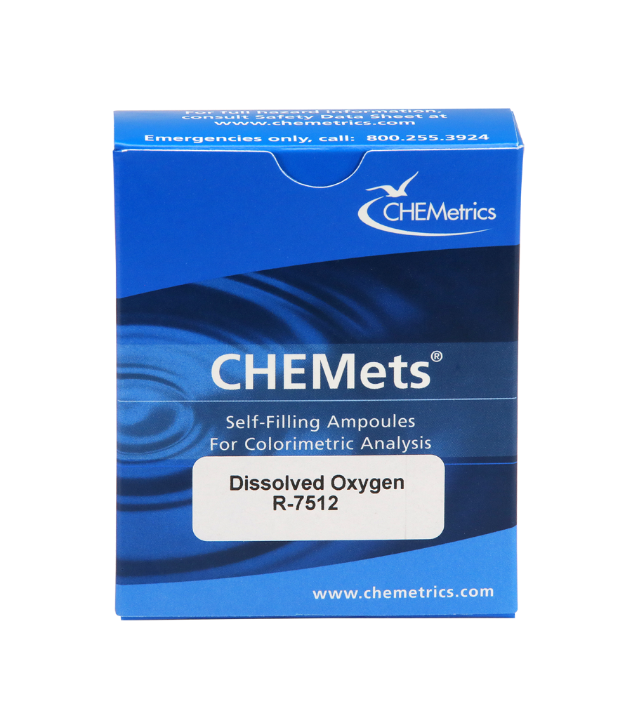 R-7512 Dissolved Oxygen CHEMets® Visual Refill Packaging