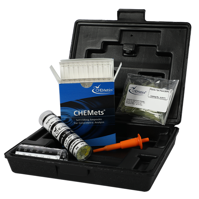Hydrazine HR CHEMets® Test Kit (0-500 ppm)