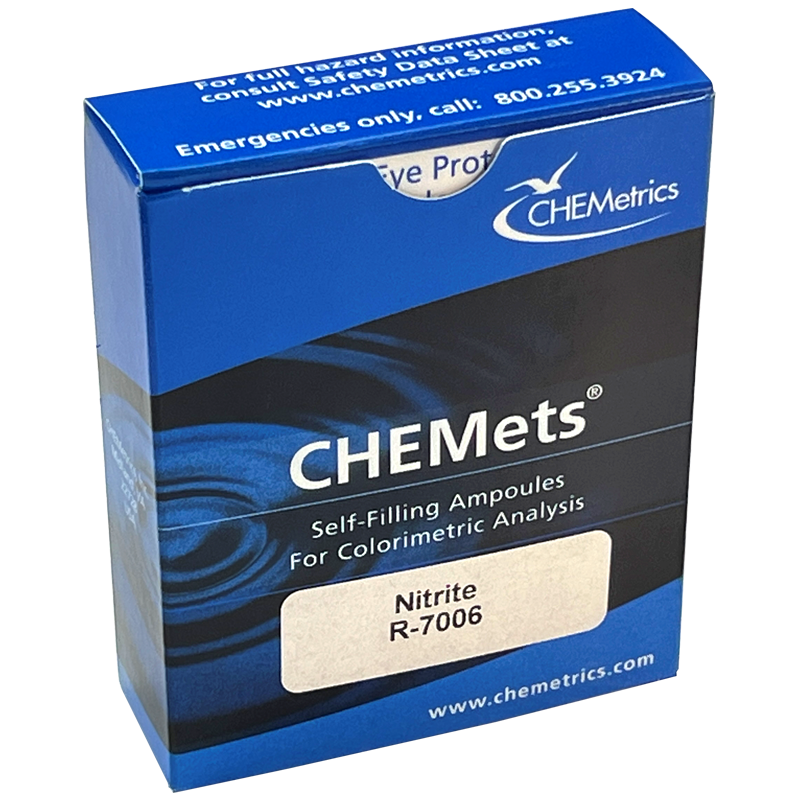 A Box of R-7006 Nitrite CHEMets Refill