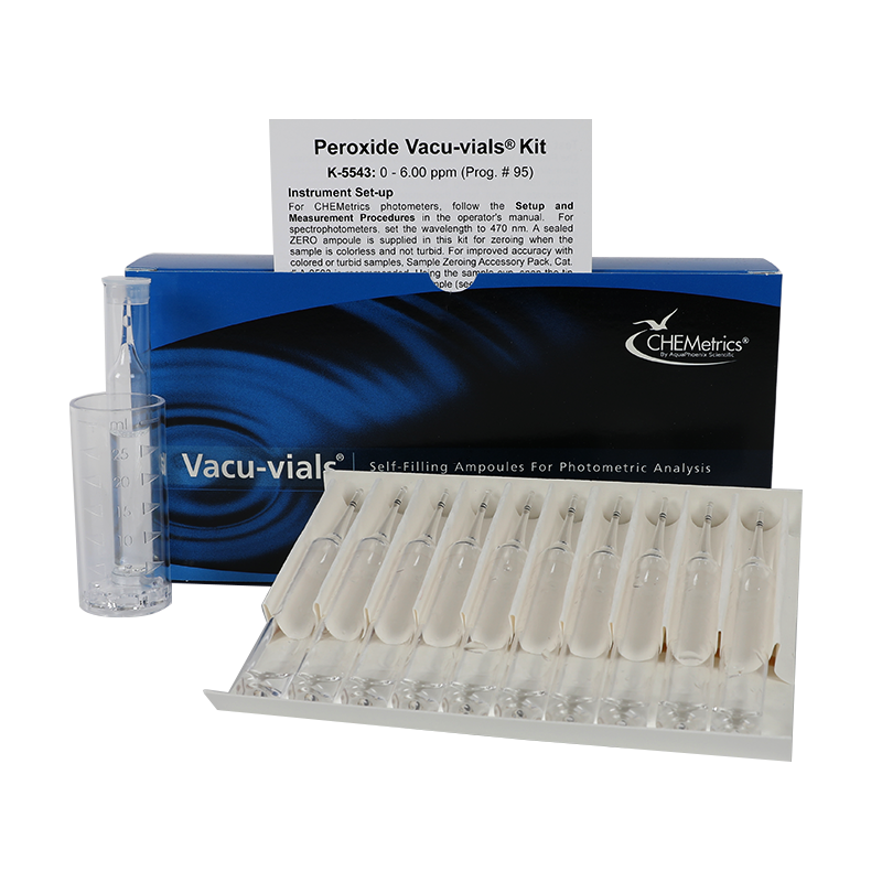 Hydrogen Peroxide — Vacu-vials Instrumental Kit