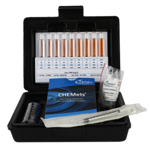 Iron (total & soluble) HR CHEMets® Test Kit (50-500 ppm)