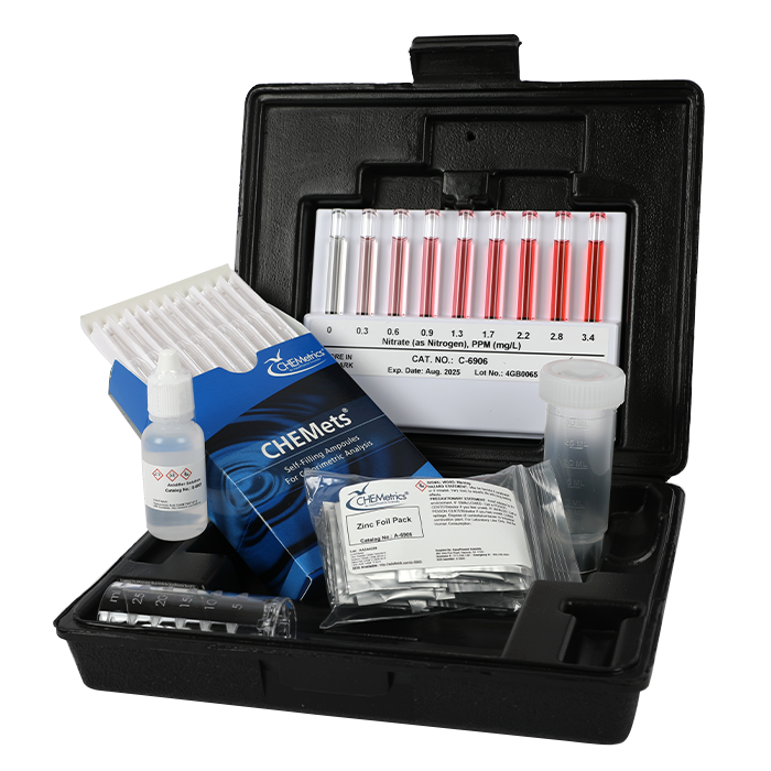 Nitrate Test Kit — Zinc Reduction Method CHEMets Visual Kit