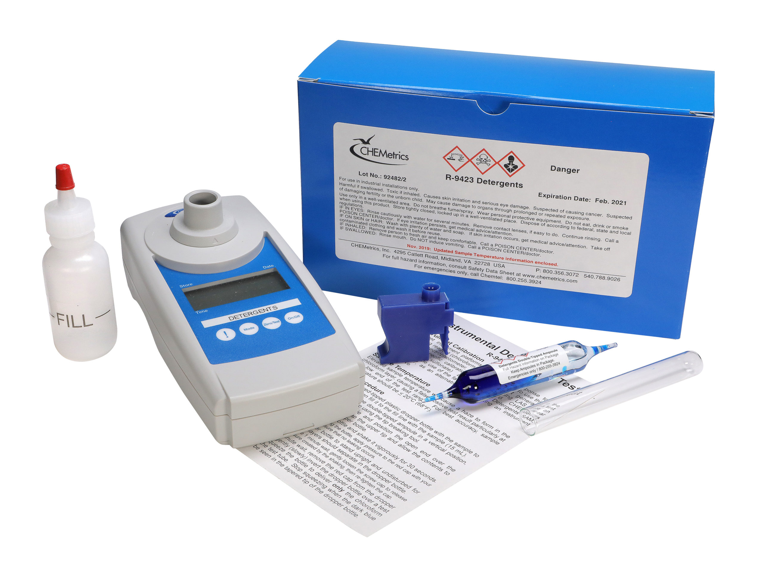 Detergents (anionic surfactants, MBAS) — Instrumental Refill