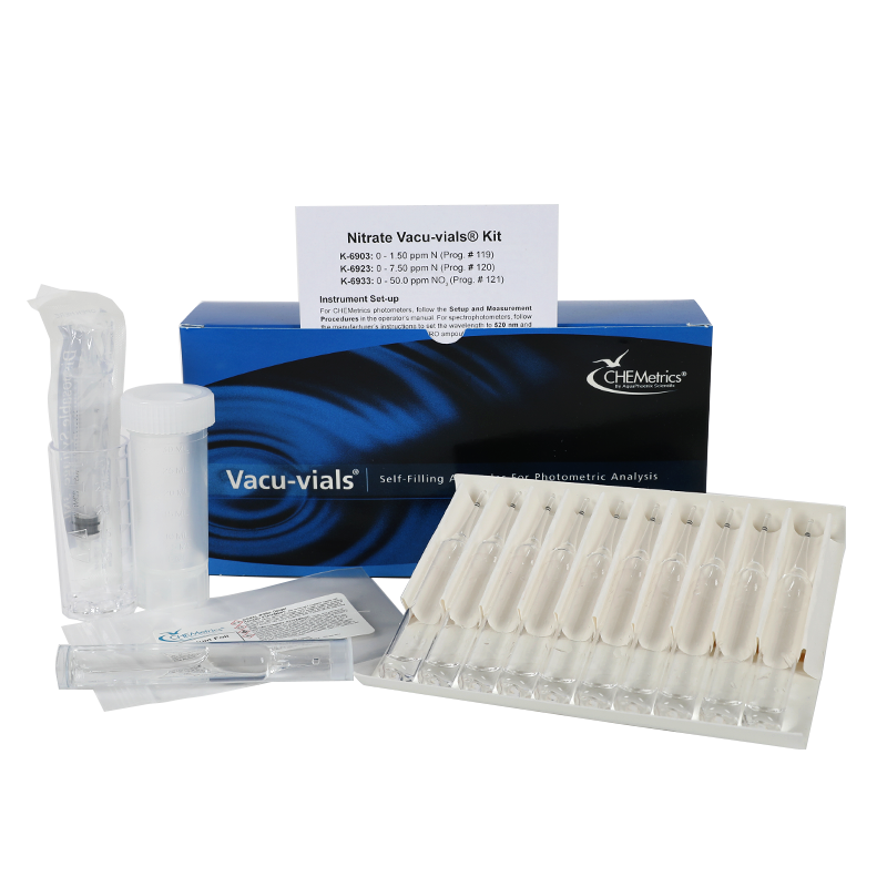 Nitrate Test Kit — Vacu-vials Instrumental Kit
