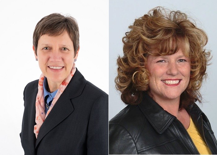 Joanne Carpenter and Katie Bell Left: CHEMetrics Director of R&D Joanne Carpenter. Right: Katie Bell Director of Water Strategy for Brown and Caldwell.