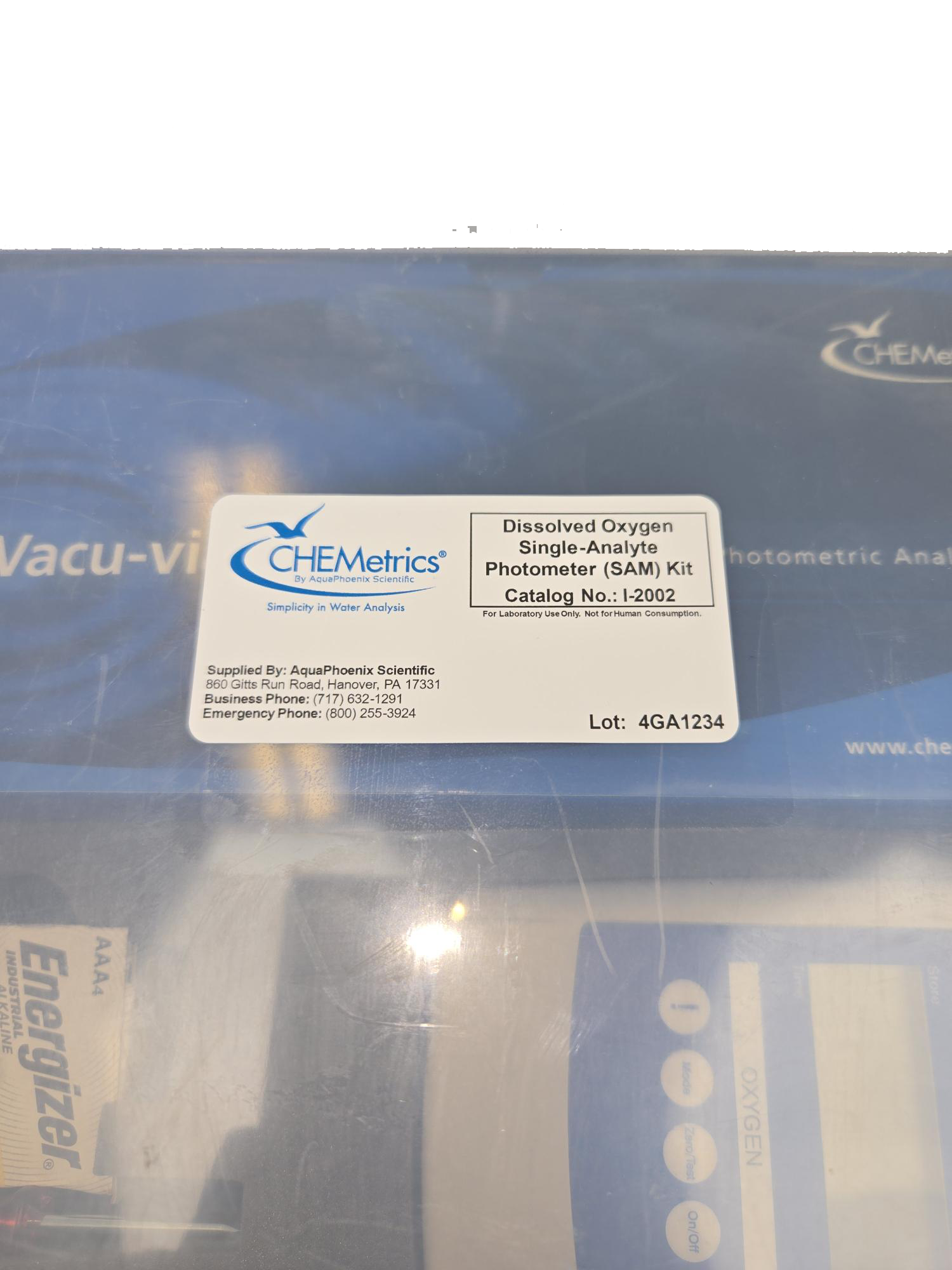 Dissolved Oxygen SAM Kit I-2002 - Image 3